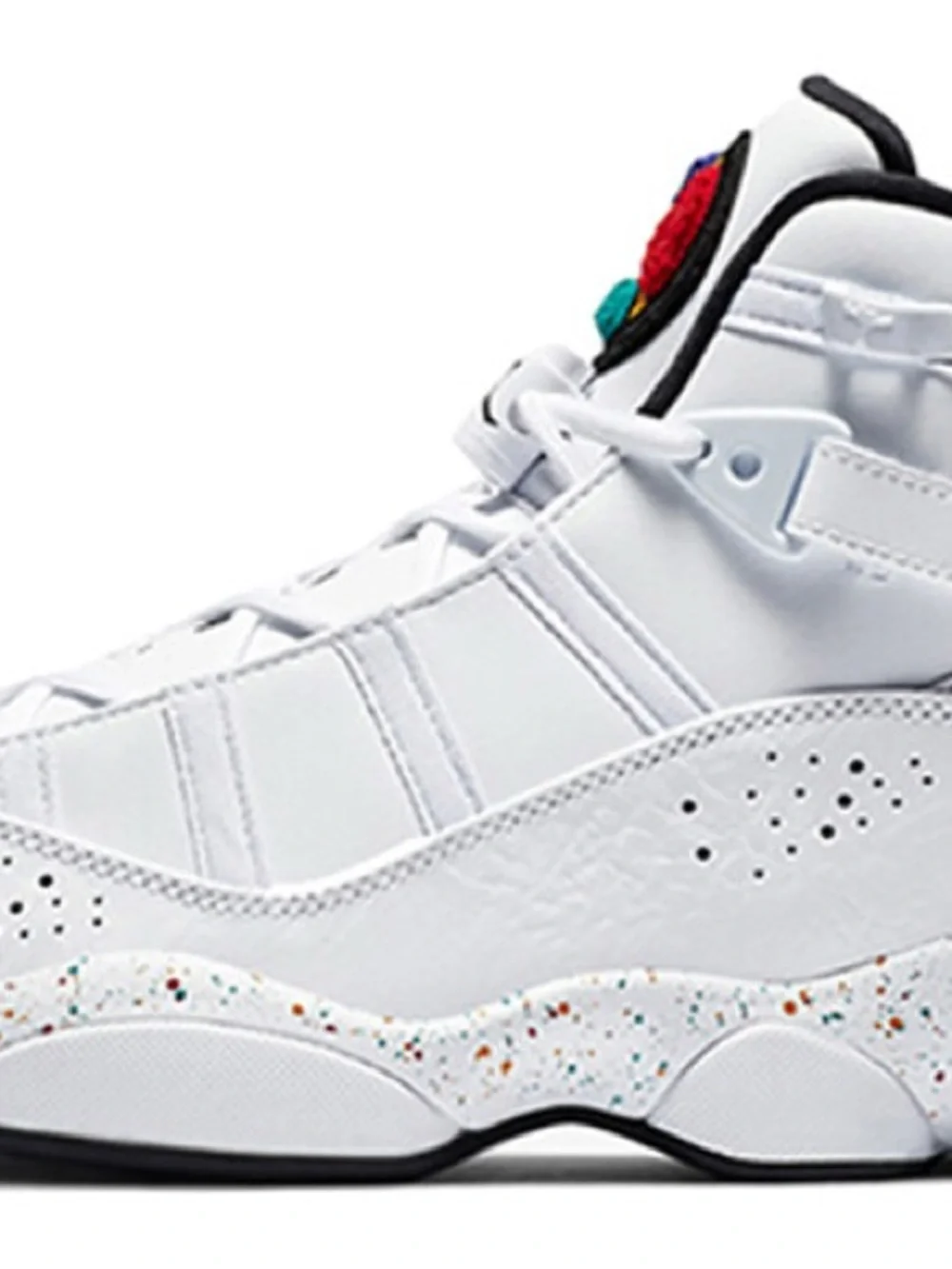 NIke Jordan 6 Rings Mid Confetti - 323419 6.5 youth